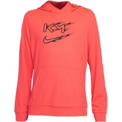 Bluza z kapturem Nike Dri-FIT Kylian Mbappé 128–134. Czerwone bluzy z kapturem męskie Nike, bez wzorów, z poliesteru, z kapturem. Za 238.99 zł.