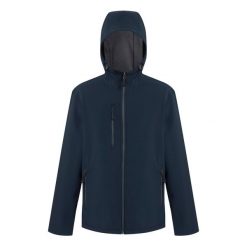 Kurtka Softshellowa Męska 2 Warstwy. Niebieskie kurtki softshell męskie Regatta, m, bez wzorów, z softshellu, bez kaptura, trekkingowe. Za 165.99 zł.