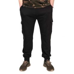 Spodnie Wędkarskie Dresowe Fox Lw Black Camo Combat Joggers. Czarne spodnie dresowe męskie FOX, bez wzorów, z dresówki. Za 225.50 zł.