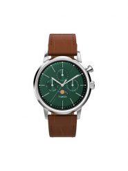 Timex Zegarek Marlin TW2W51000 Brązowy. Brązowe, analogowe zegarki męskie Timex. Za 709.99 zł.