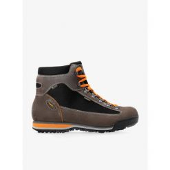 Buty trekkingowe męskie AKU Slope Micro GTX. Brązowe buty trekkingowe męskie Aku, bez wzorów, sportowe, bez obcasa, bez zapięcia. Za 711.99 zł.