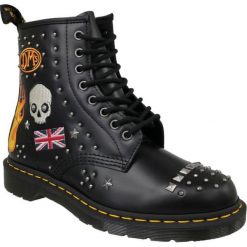Dr. Martens Dr Martens 1460 24207001 46 Czarne. Czarne buty trekkingowe męskie Dr. Martens, bez wzorów, ze skóry, bez zapięcia. W wyprzedaży za 599.99 zł.