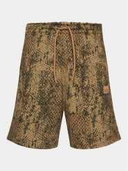 Alpha Industries Szorty sportowe Essentials 146363C Brązowy Regular Fit. Brązowe szorty sportowe męskie Alpha Industries, bez wzorów, z bawełny, sportowe. Za 219.99 zł.