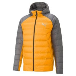 Kurtka męska Puma PACKLITE DOWN. Brązowe kurtki softshell męskie Puma, m, bez wzorów, z softshellu, bez kaptura, trekkingowe. Za 462.99 zł.