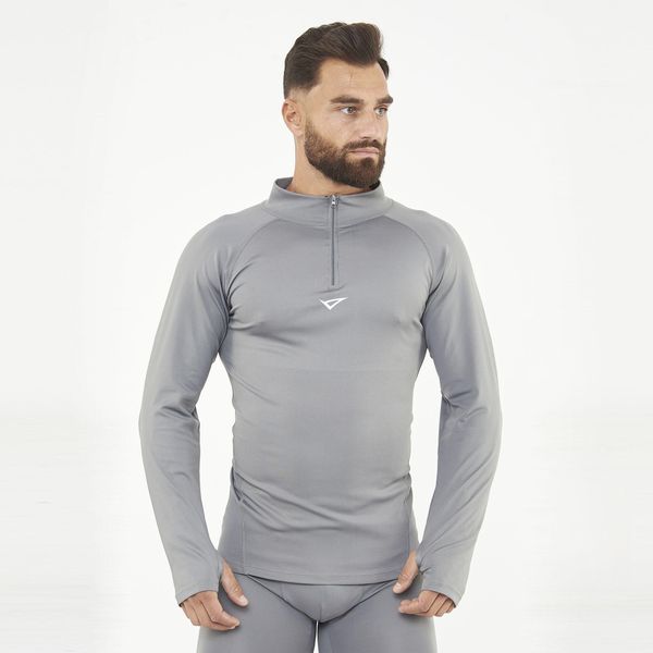 Termiczna koszulka treningowa IRONBOY TURBO. Szare bielizna termoaktywna męska Legea, m, bez wzorów, bez ramiączek. W wyprzedaży za 88.00 zł.