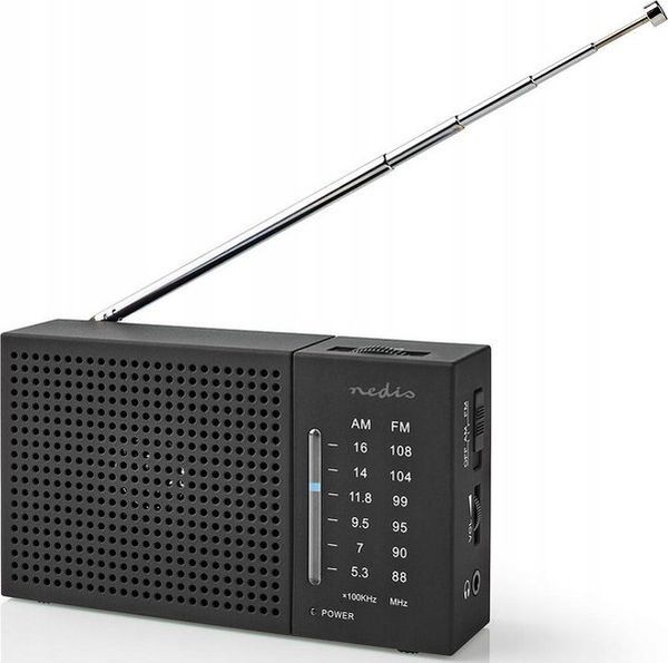 Radio Nedis Nedis RDFM1200BK radio Przenośny Analogowy Czarny. Czarne radia Nedis. Za 169.17 zł.