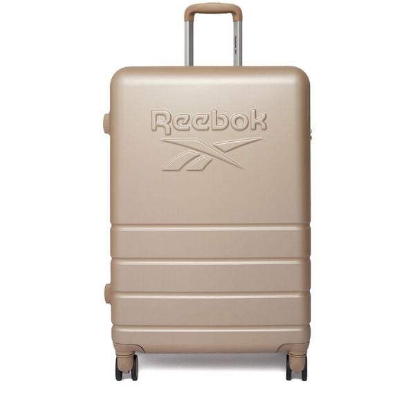 Walizka duża Reebok. Brązowe walizki męskie Reebok, bez wzorów, duże. Za 329.99 zł.