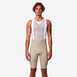 Spodenki rowerowe szosowe Van Rysel RCR-R 5. Brązowe szorty sportowe męskie VAN RYSEL, bez wzorów, z tworzywa sztucznego, sportowe. Za 319.99 zł.