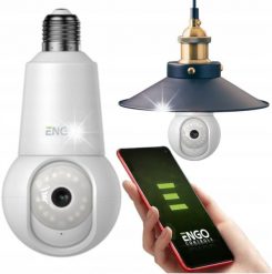 Kamera IP Engo Kamera SMART ENGO ECAM-E27 do lampy E27, Wi-Fi, 4Mpx FHD, 2,4GHz. Akcesoria fotograficzne Engo. Za 369.99 zł.