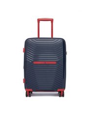 Beverly Hills Polo Club Walizka kabinowa CEO-BHPC-WAL-005-S Granatowy. Niebieskie walizki męskie Beverly Hills Polo Club, bez wzorów. Za 299.99 zł.