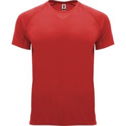 Męska Koszulka Sportowa Z Krótkim Rękawem Bahrain. Czerwone t-shirty sportowe męskie ROLY, m, bez wzorów, sportowe, bez ramiączek. Za 25.99 zł.
