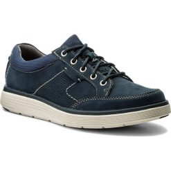 Półbuty CLARKS - Un Abode Lace 261326117 Navy Nubuck. Codzienne półbuty męskie marki Clarks. W wyprzedaży za 209.00 zł.