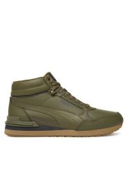 Puma Sneakersy St Runner V4 Mid 402893 06 Khaki. Brązowe buty sportowe na co dzień męskie Puma, m, bez wzorów, ze skóry, bez ramiączek, bez kaptura. Za 249.99 zł.