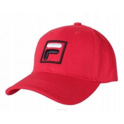 Czapka tenisowa Fila Baseball Cap Forze czerwona. Czerwone czapki męskie Fila, na jesień, bez wzorów. Za 63.99 zł.