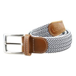 Pas USG Breezy. Białe paski męskie USG, bez wzorów, sportowe. Za 128.50 zł.