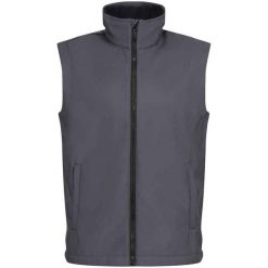 Męska Kamizelka Ablaze Softshell Do Nadruku. Czarne kurtki softshell męskie Regatta, m, bez wzorów, z softshellu, bez kaptura, trekkingowe. Za 98.99 zł.