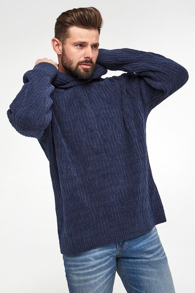 Sweter męski z kapturem EMPORIO ARMANI. Swetry męskie Emporio Armani, bez wzorów, bez kołnierzyka, bez ramiączek. W wyprzedaży za 1,247.35 zł.