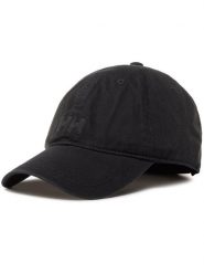Helly Hansen Czapka z daszkiem Logo Cap 38791 Czarny. Czarne czapki męskie Helly Hansen, bez wzorów, z materiału. Za 69.99 zł.