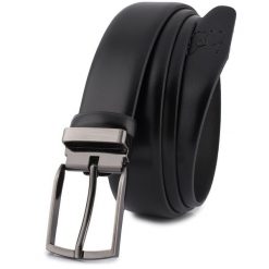 Pasek męski BELTIMORE r.115-130 cm E38 czarny. Czarne paski męskie bez wzorów. Za 65.99 zł.