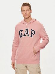 Gap Bluza 868460-01 Różowy Regular Fit. Czerwone bluzy nierozpinane męskie GAP, m, bez wzorów, z bawełny, bez ramiączek, bez kaptura. Za 119.99 zł.