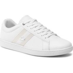 Półbuty LACOSTE - Carnaby Evo 119 5 Sma 7-37SMA001221G Wht/Wht. Codzienne półbuty męskie marki Lacoste. Za 469.99 zł.
