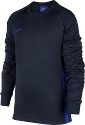 Nike Bluza piłkarska Therma Academy granatowa r. XL (AO9186 451). Bluzy nierozpinane męskie Nike, m, bez wzorów, bez ramiączek, bez kaptura. Za 107.91 zł.
