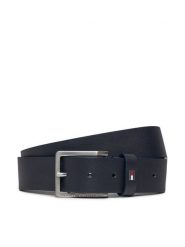 Tommy Hilfiger Pasek Męski Oliver 3.5 Ext AM0AM12048 Granatowy. Niebieskie paski męskie Tommy Hilfiger, bez wzorów, ze skóry. Za 159.99 zł.