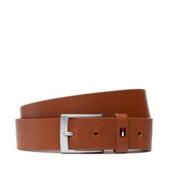 Pasek Męski Tommy Hilfiger. Brązowe paski męskie Tommy Hilfiger, bez wzorów. Za 229.99 zł.