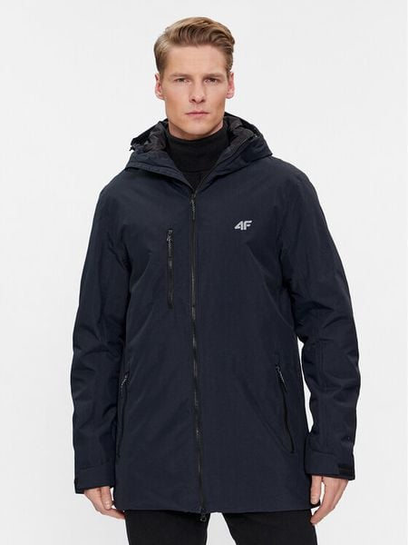4F Parka 4FAW23TTJAM302 Czarny Regular Fit. Czarne parki męskie 4f, m, bez wzorów, z syntetyku, bez kaptura. Za 339.99 zł.