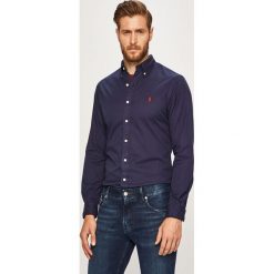 Polo Ralph Lauren - Koszula. Niebieskie koszule męskie Polo Ralph Lauren, l, bez wzorów, z bawełny, bez kołnierzyka, bez ramiączek. W wyprzedaży za 259.90 zł.
