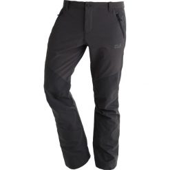 Jack Wolfskin DRAKE FLEX MEN Spodnie materiałowe phantom. Szare długie spodnie sportowe męskie Jack Wolfskin, z bawełny, sportowe, długie. Za 419.00 zł.