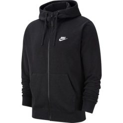 Bluza sportowa męska Nike Sportswear Club. Czarne bluzy rozpinane męskie Nike, m, bez wzorów, casualowe, bez ramiączek, z kapturem. Za 459.00 zł.
