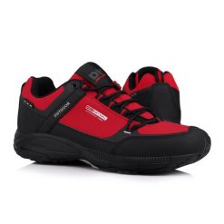 Buty męskie trekkingowo górskie DK PREDATOR LOW RED. Czarne buty trekkingowe męskie DK, bez wzorów, z softshellu, bez zapięcia, trekkingowe. Za 189.00 zł.