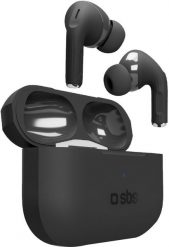 SBS wireless earbuds Air Kab Max TWS, black. Czarne słuchawki bluetooth SBS Mobile. Za 222.06 zł.