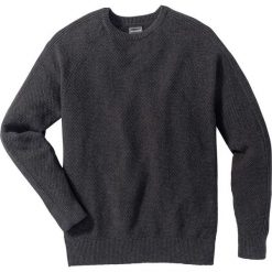 Sweter Regular Fit bonprix antracytowy melanż. Swetry męskie marki bonprix. Za 69.99 zł.