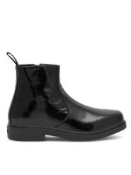 Badura Botki DYLAN-03 MI08 Czarny. Czarne sztyblety męskie Badura, ze skóry, bez obcasa, bez zapięcia. Za 299.99 zł.