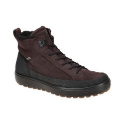 Buty do chodzenia męskie Ecco Soft 7 Tred. Brązowe buty sportowe na co dzień męskie ecco, m, bez wzorów, z materiału, bez ramiączek, bez kaptura, trekkingowe. Za 919.00 zł.
