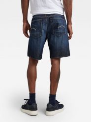 G-Star Raw Szorty jeansowe D20776-B988-D350 Granatowy Regular Fit. Niebieskie szorty męskie G-Star Raw, bez wzorów, z bawełny, retro. Za 419.99 zł.