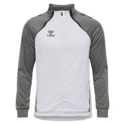 Bluza dresowa zapinana na zamek błyskawiczny Hummel Lead 2.0. Białe bluzy bez kaptura męskie HUMMEL, bez wzorów, z dresówki, bez kaptura. Za 212.50 zł.