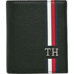 Tommy Hilfiger - Portfel skórzany. Czarne portfele męskie Tommy Hilfiger, bez wzorów, z materiału. W wyprzedaży za 299.90 zł.