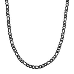 True Rebels Łańcuszek Stal nierdzewna Czarny Biżuteria męska 1 ct Męskie. Czarna biżuteria dla mężczyzn True Rebels, z materiału, ze stali. Za 254.99 zł.