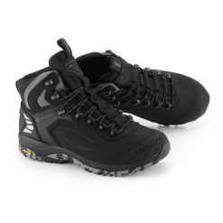 Buty trekkingowe skórzane unisex Alpine Pro Spidere Mid Vibram. Czarne buty trekkingowe męskie Alpine Pro, bez wzorów, z nubiku, sportowe, za kostkę, bez obcasa, bez zapięcia. W wyprzedaży za 799.00 zł.