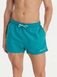 Gant Szorty kąpielowe 920006500 Zielony. Zielone kąpielówki męskie Gant, bez wzorów, z syntetyku. Za 252.99 zł.