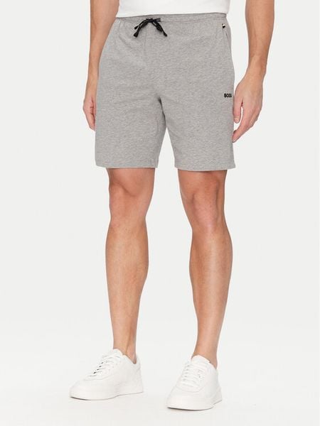 BOSS Szorty sportowe Mix&Match 50515367 Szary Regular Fit. Szare szorty sportowe męskie Boss, bez wzorów, z bawełny, sportowe. Za 199.99 zł.
