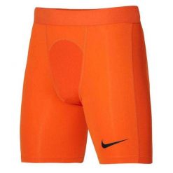 Męskie Spodenki Kompresyjne Pro Strike DriFIT. Brązowe szorty sportowe męskie Nike, bez wzorów, sportowe. Za 138.99 zł.