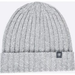 Marc O'Polo - Czapka. Szare czapki męskie Marc O'Polo, na zimę, z dzianiny. W wyprzedaży za 139.90 zł.