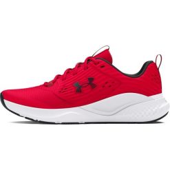 Buty Under Armour Charged Commit Tr 4, Mężczyźni. Czerwone buty do biegania męskie Under Armour, bez wzorów, bez zapięcia, do biegania. Za 390.00 zł.
