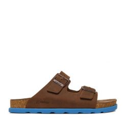 Klapki Rieker. Brązowe klapki i japonki męskie Rieker, bez wzorów. Za 359.99 zł.