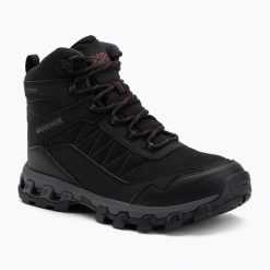 Buty trekkingowe męskie Karrimor Exmoor Mid 2. Czarne buty trekkingowe męskie Karrimor, bez wzorów, z materiału, sportowe, za kostkę, bez obcasa, bez zapięcia. W wyprzedaży za 277.19 zł.