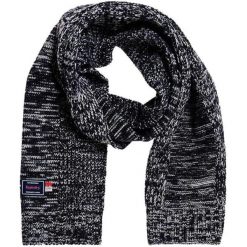 Stylowy szalik zimowy męski Superdry Stockholm. Czarne szaliki męskie Superdry., na zimę, bez wzorów, eleganckie. W wyprzedaży za 96.00 zł.